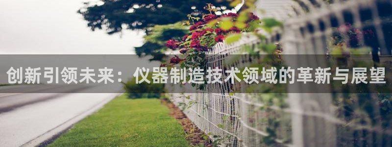 天宏娱乐app平台怎么下载：创新引领未来：仪器制造技术领域的