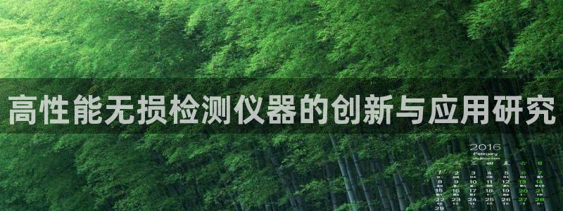 天宏娱乐b 判官：高性能无损检测仪器的创新与应用研究