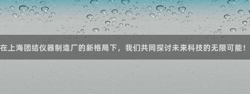 天宏娱乐m 判官：在上海团结仪器制造厂的新格局下，我们共同探