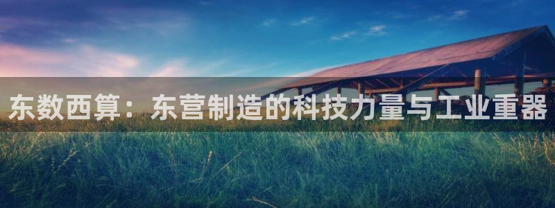 天宏娱乐官网：东数西算：东营制造的科技力量与工业重器